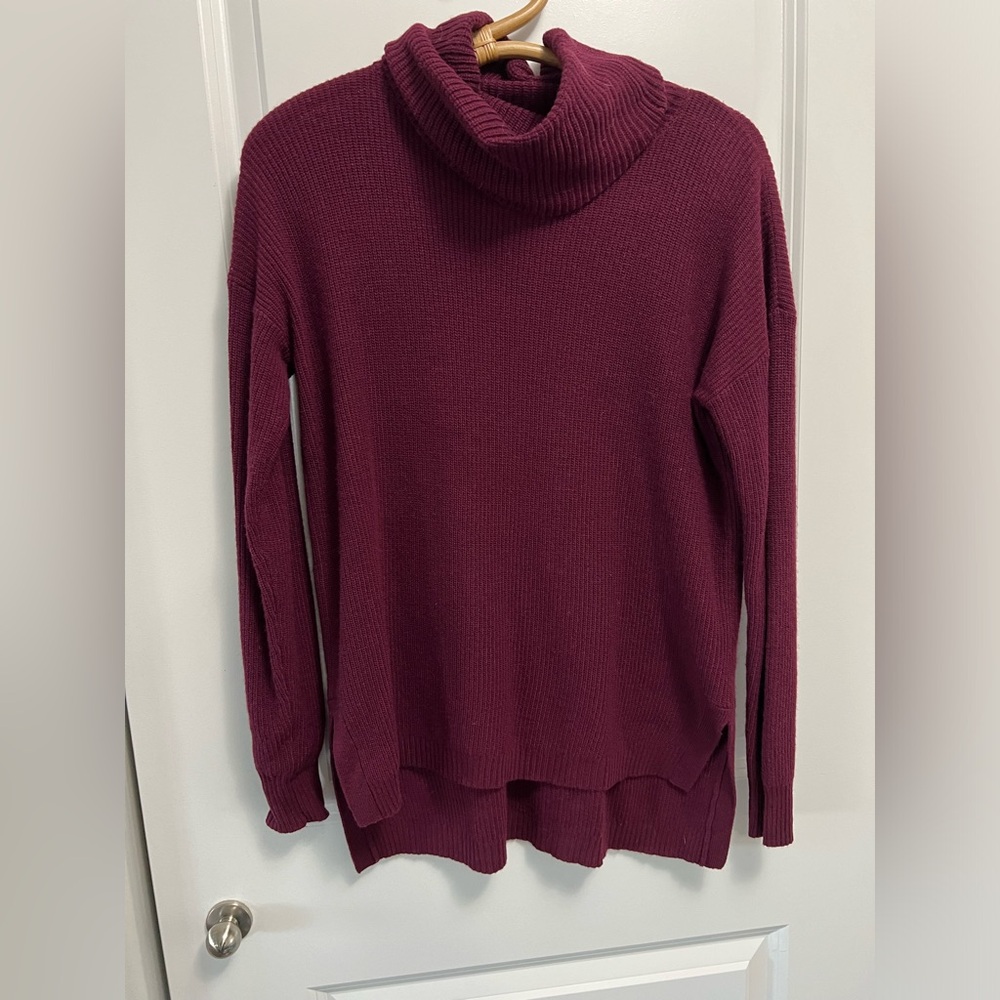 Madewell Berry Turtleneck Sweater Women’s S